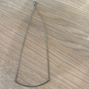 James Avery Crescent Charm Holder Necklace